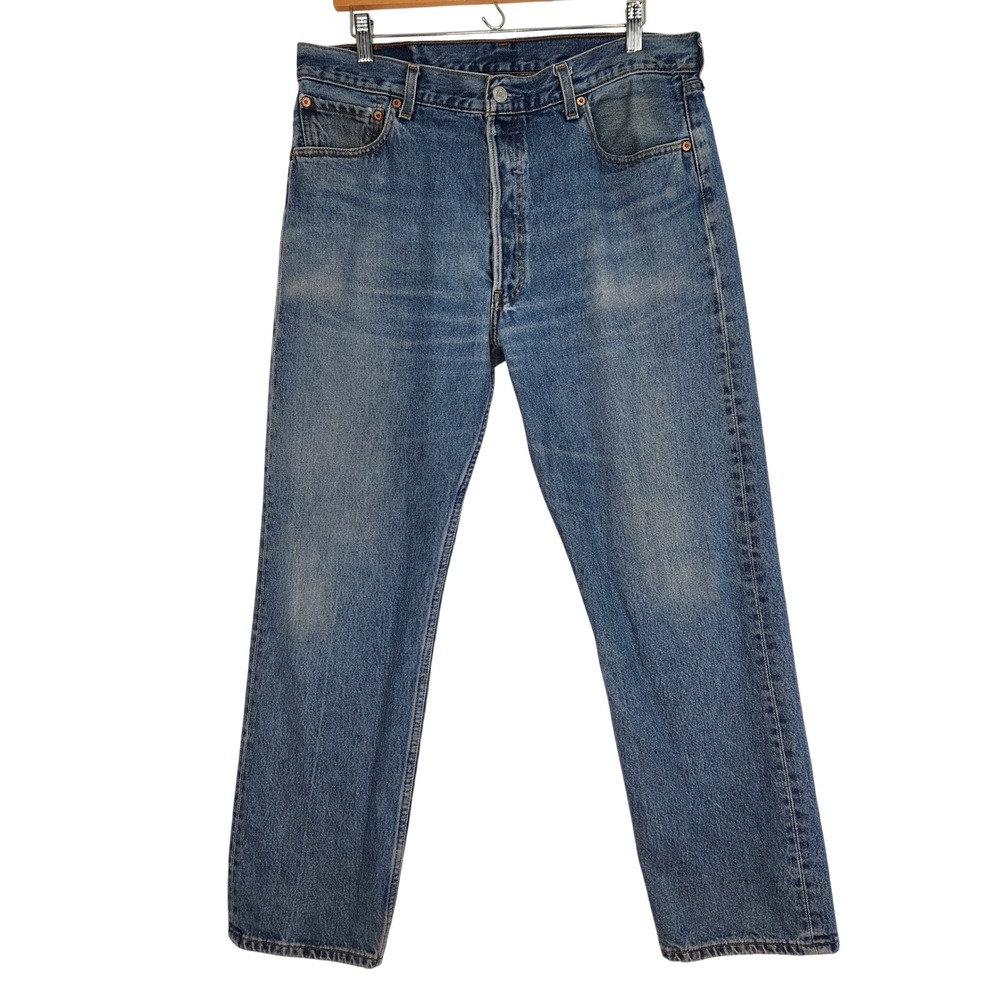Levis 501XX Original Fit Jeans Mens 36x30 Fits 35x29 Button Fly Vintage 1999 Y2K